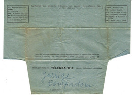 LOT DE 6 TELEGRAMMES D'Alger Pour Arnac  Pompadour Corrèze Circa  1949 1950 à 1956  VOIR SCANS - Cartas & Documentos