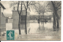 MAISONS-LAFITTE - Inondations 1910 Avenue Dumesnil - Maisons-Laffitte