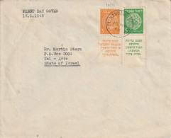Israël Lettre 1948 - Cartas