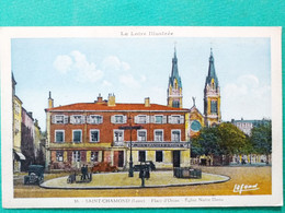 42 , Saint Chamond ,  La Place Dorian En 1936 - Saint Chamond