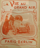 1901 COURSE AUTOMOBILE PARIS BERLIN - AIX LA CHAPELLE - FOURNIER - FARMAN - RENAULT - DEBACKER - PNEUS CONTINENTAL - Andere