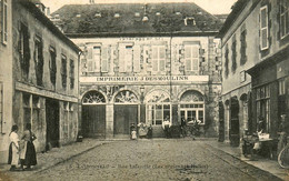 Landerneau * Imprimerie J. DESMOULINS Entrepôt De Sel , Rue Lafayette , Les Anciennes Halles - Landerneau