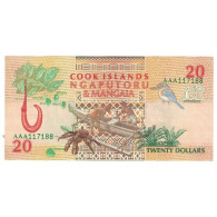 Billet, Îles Cook, 20 Dollars, KM:9a, NEUF - Isole Cook