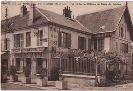 ANET / Hotel De La ROSE/ A. PERRE Phot./ Eure Et Loir/Vers 1920-1940     CPCAS4 - Anet