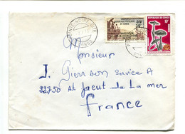 CONGO Pointe Noire Cité 1973 - Affranchissement Sur Lettre - Champignon / Train - Other & Unclassified