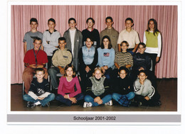 MALDEGEM   FOTO  17 X 32 CM - SCHOOLJAAR  2001 - 2002 - Maldegem