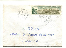 CONGO Matoumaou 1979 - Affranchissement Seul Sur Lettre - Chemin De Fer Locomotive - Sonstige & Ohne Zuordnung