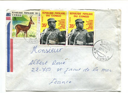 CONGO Okoto 1979 - Affranchissement Sur Lettre - - Andere & Zonder Classificatie