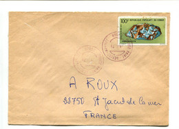 CONGO1979 - Affranchissement Sur Lettre (cachet Rouge) - Minéraux - Minéraux