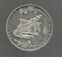 JC, Monnaie , ALLEMAGNE , 10 Euro, GRIMMS MÄRCHEN, DORNRÖSCHEN, 2015 , Argent 625/1000, 2 Scans - Duitsland