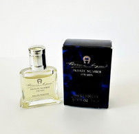 Miniatures De Parfum   PRIVATE NUMBER FOR MEN    De  ETIENNE AIGNER  EDT  5 ML  +  BOITE - Miniaturen Herrendüfte (mit Verpackung)