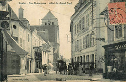 Cosne * La Rue St Jacques * Hôtel Du Grand Cerf * Quincaillerie - Cosne Cours Sur Loire