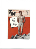 TOMORROW'S MAN  *** REVUE SPORT MUSCULATION  ***  DONNIE KAY   **  BACK COVER **   1963 - Sport