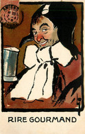 Raphael Tuck Et Fils Série 434 * CPA Illustrateur Art Nouveau * Rire Gourmand ! * Homme Chope De Bière Bier - Sonstige & Ohne Zuordnung