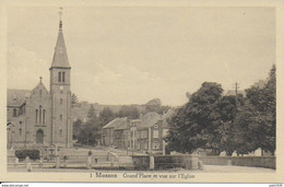 MUSSON ..-- Eglise . Grand Place . - Musson