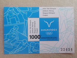 Hungary 2022. Olimpic Games, Beijing / China Nice Sheet MNH (**) - Unused Stamps