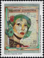 BRAZIL 2020 -  CLARICE LISPECTOR  -  LITERATURE - WRITER  - BIRTH CENTENARY - MINT - Unused Stamps