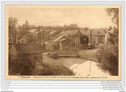 SIGNEULX ..--  Pont Sur La Vire Et Café Du Cycle ( Qui Témoigne Des Rudes Combats De 1914 ) . - Musson