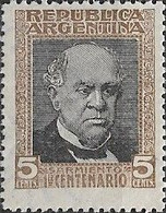 ARGENTINA - BIRTH CENTENARY OF DOMINGO FAUSTINO SARMIENTO (1811-1888), ARGENTINE ACTIVIST/STATESMAN 1911 - MNH - Ungebraucht