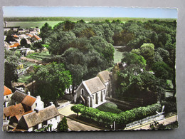 CP 94 Val De Marne En Avion Au Dessus De MAROLLES En BRIE S&O Prés Villecresne  - L'église Saint Julien De Brioude 1965 - Marolles En Brie