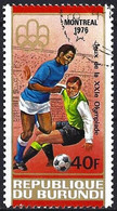 Burundi 1976 - Mi 1269A - YT 691 ( Montreal Olympics : Football ) - Gebraucht