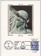 Carte Maximum Statue De La Liberté USA. - Maximum Cards