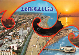 Cartolina Senigallia Vedute Varie 1974 Grafica (Ancona) - Ancona