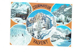 Cpm - Italie - Courmayeur - VALVENY - Neige - Aosta