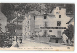 CPA 48 St Saint Enimie L'hotel De Paris - Saint Chely D'Apcher