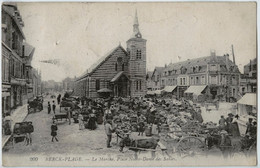 *62 - BERCK PLAGE - Le Marché, Place De L'Eglise ND Des Sables - Berck