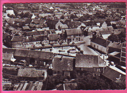 CLEMONT SUR SAULDRE EN AVION AU DESSUS DE ... PLACE ALBERT BOYER - Clémont