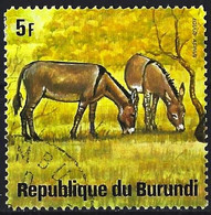 Burundi 1975 - Mi 1162 - YT 658 ( Wild Fauna : African Wild Ass ) - Used Stamps