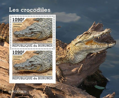 Burundi 2022, Animals, Crocodile II, Block - Nuevos