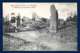 51. Trépail. Ruines Du Village Et Château. Feldpost Der 9. Landwehr Division. Infanterie Regiment 83. 1916 - Autres & Non Classés