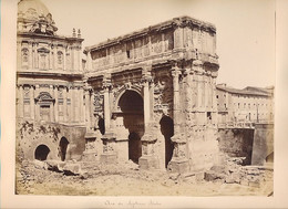 L18 - Photo - ITALIE - Rome - Arc De Septime Sévère - Old (before 1900)