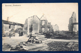 51. Dontrien. Ruines De L'Hôtel La Cloche D'Or. Feldpost Der 25 Reserve Division. Infanterie Regiment 103. 1916 - Autres & Non Classés