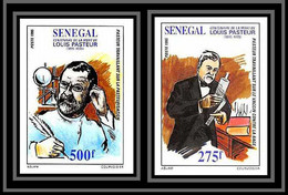 92745b Sénégal N°1224/1125 Louis Pasteur Centenaire De Sa Mort 1996 Non Dentelé ** MNH Imperf - Ziekte
