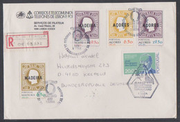 1980 Reko-FDC Mit Mi Nr: 62-63 ( Madeira) Und Mi Nr: 334-335 ( Azoren) Nach Deutschland - Covers & Documents