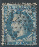 Lot N°65484   N°29B, Oblitéré étoile Chiffrée 12 De PARIS "Bt Beaumarchais (juillet 1863 à Fin Mars 1876)" - 1863-1870 Napoleon III With Laurels
