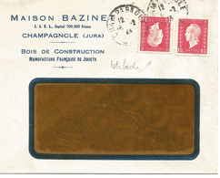 France Enveloppe Publicitaire  Bois -jouets Bazine Champagnole- 39- Jura) - Autres & Non Classés