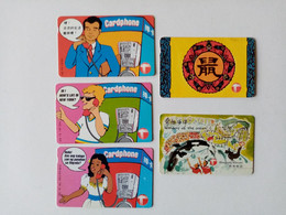 Lot De 5 Télécartes Phonecard HONG KONG - Hong Kong