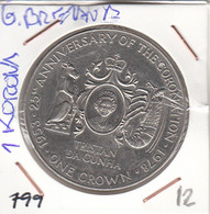 CR0799 MONEDA GRAN BRETAÑA 1 CORONA 1978 12 - Altri & Non Classificati