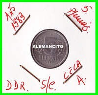 ( GERMANY ) REPUBLICA DEMOCRATICA DE ALEMANIA ( DDR ) MONEDAS DE 5 PFENNING AÑO 1983 CECA-A - 5 Pfennig