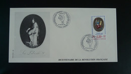 Lettre FDC Cover Bicentenaire French Revolution Française Saint Pierre Et Miquelon 1989 - FDC