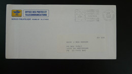 Lettre Cover Flamme Journée Du Tabac Nouvelle Calédonie 1992 (ex 1) - Storia Postale