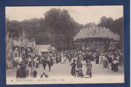 CPA Manège Fête Foraine Cirque Circus Cirk Circulé Saint Cloud - Cirque