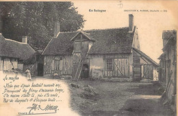 En Sologne  45      La Maifon.  Maison Faite De Charpente Et De Briques   Poème De Simon     (voir Scan) - Sonstige & Ohne Zuordnung