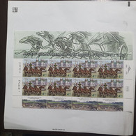 Israel-ancient Roman Arenas-(C)-(8 Stamps Block)-(017745)-21.8.2017-mint - Nuovi (senza Tab)