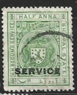 India  Bhopal  1908  SG  0301  Services  Fine Used - Bhopal