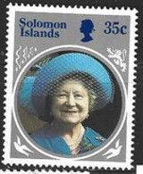 Solomon Islands  1985  SG  540 Queen Mother  Mounted Mint - Salomon